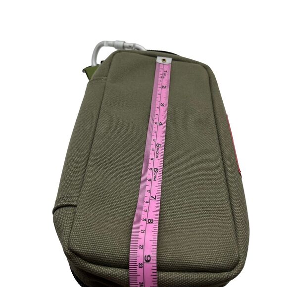 Rough Enough Small Tool Bag Pouch Zipper Big Pencil Case Set of Two Olive Green - Picture 10 of 16